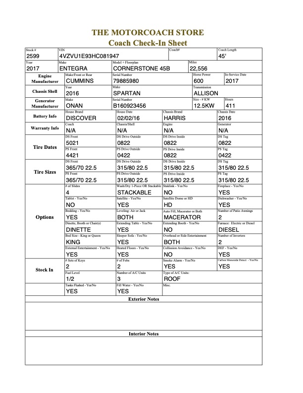 2017 Cornerstone For Sale