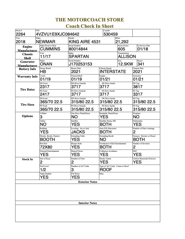 2018 Newmar King Aire For Sale