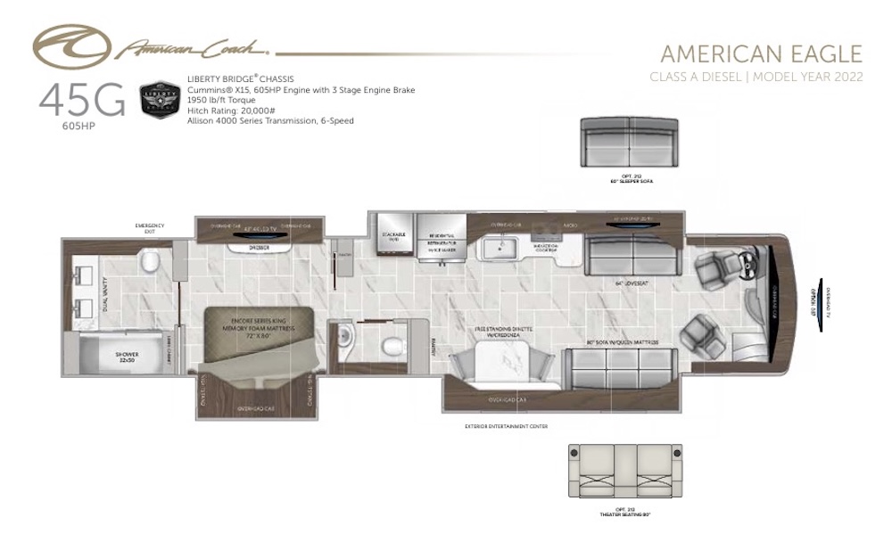 2022 American Coach For Sale