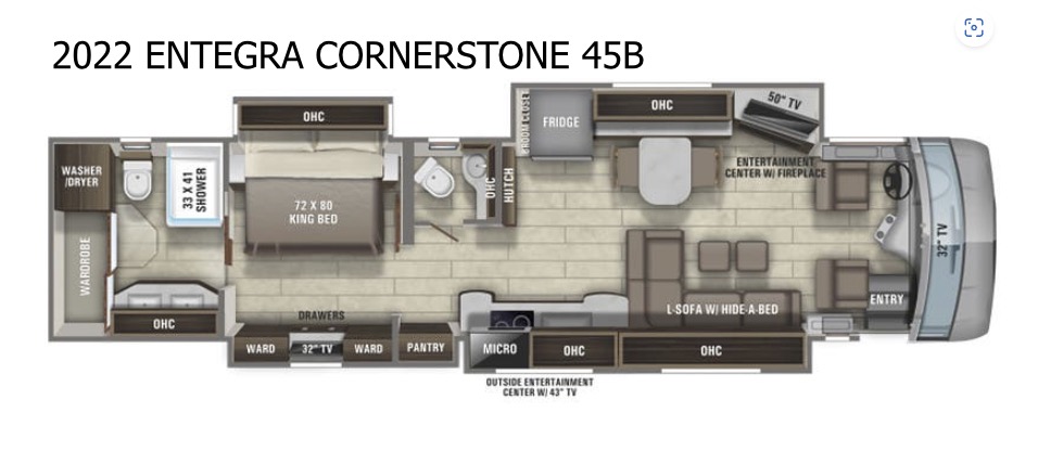 2022 Entegra Cornerstone For Sale