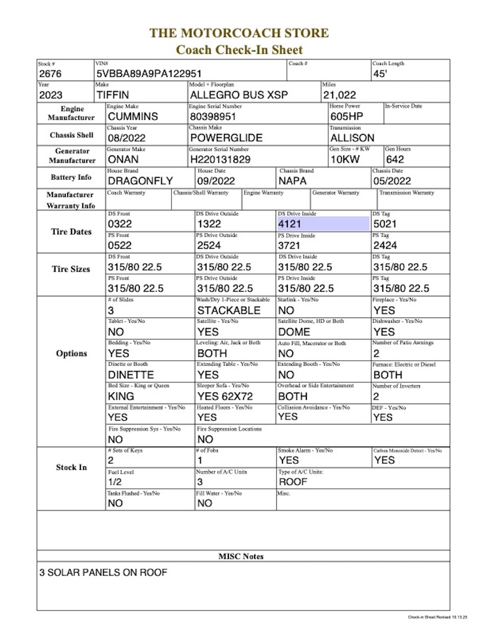2023 Tiffin Allegro For Sale