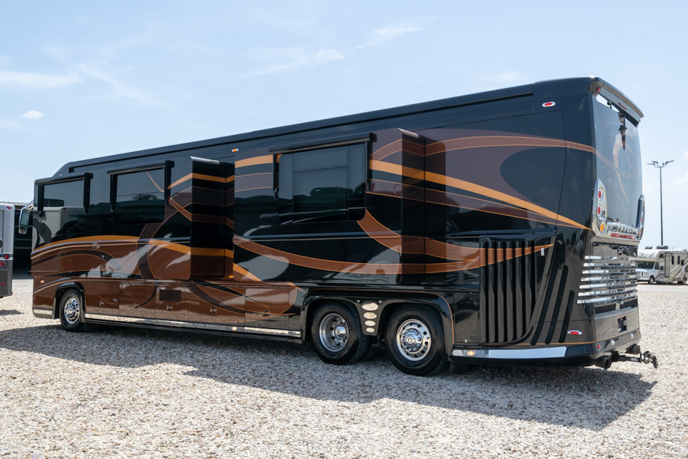 Newell Rv Rear Image 2009 Newell 45Quad Slide # C2077