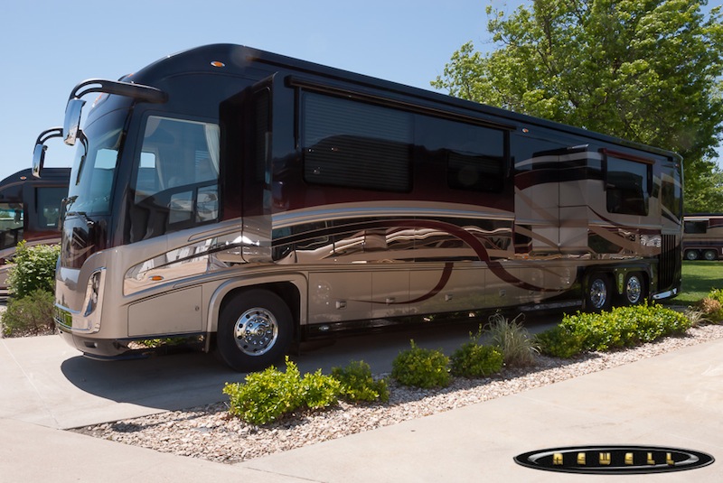 Newell Rv Rear Image 2012 Newell Quad SlideRear Master Bath # 1443