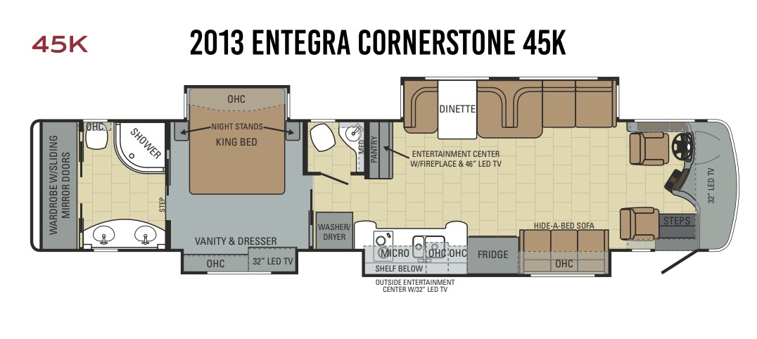 2013 Entegra Cornerstone For Sale