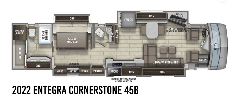 2022 Entegra Cornerstone For Sale