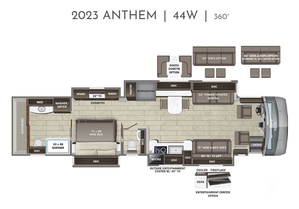 2023 Entegra Anthem For Sale