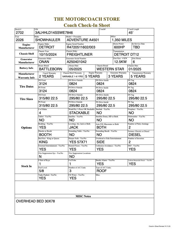 2026 Showhauler For Sale